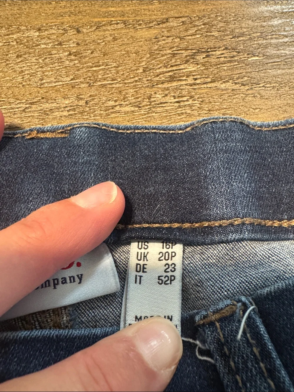 Denim & Co Denim Bermuda Shirts, Size 16P